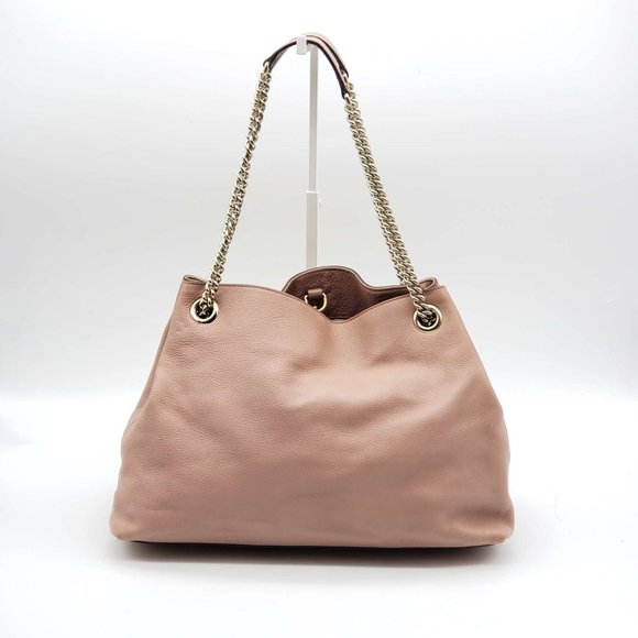 100% Authentic Gucci Soho on Chain Leather Shoulder Bag - Picture 2 of 14